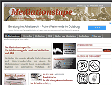 Tablet Screenshot of mediationslupe.de